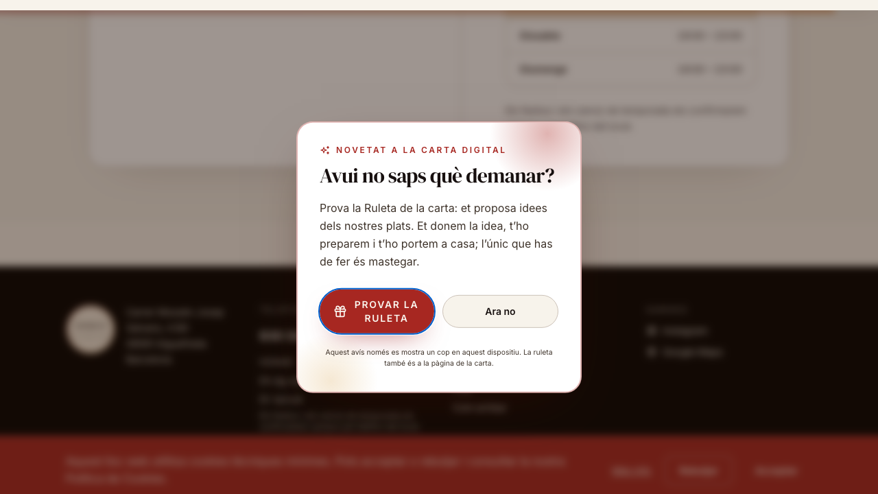 Peu de pàgina: contacte directe, polítiques mínimes i avís legal discret.
